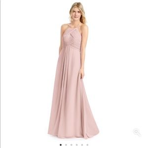 Azazie Ginger Dust Gold dress